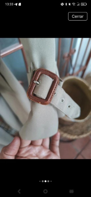 Gabardina Burberry Beige Clásica