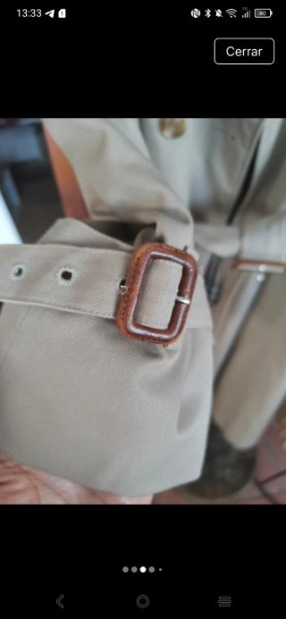 Gabardina Burberry Beige Clásica