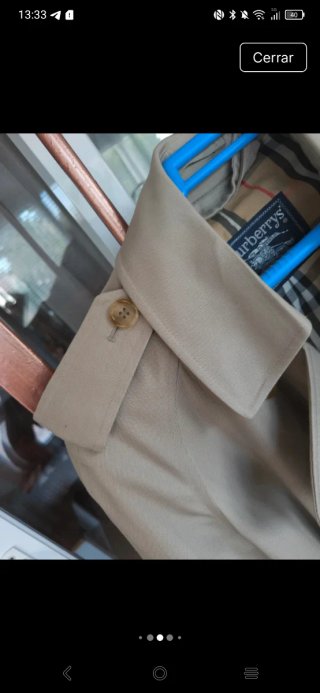 Gabardina Burberry Beige Clásica