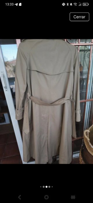 Gabardina Burberry Beige Clásica