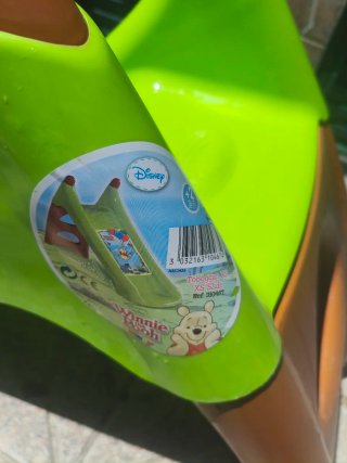 Tobogán infantil verde