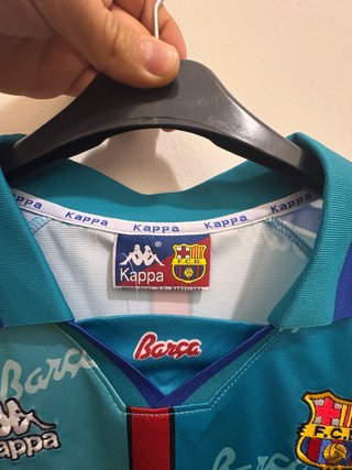 Maglia FC Barcelona 1995/97 Trasferta L Vintage