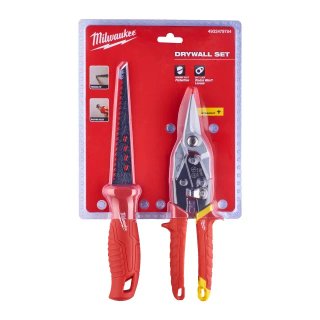 MILWAUKEE Tesoura Chapa + Serra Manual para Gesso