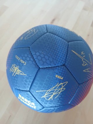 Pelota FCB Femení Oficial con firmas