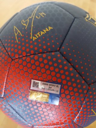 Pelota FCB Femení Oficial con firmas