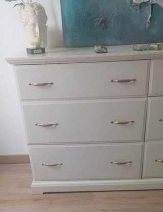 Cómoda blanca Ikea 6 cajones