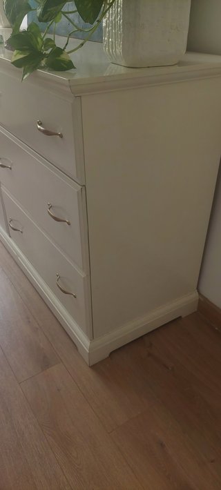Cómoda blanca Ikea 6 cajones