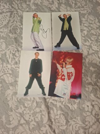 Fotos Nick Carter Backstreet Boys Firmadas