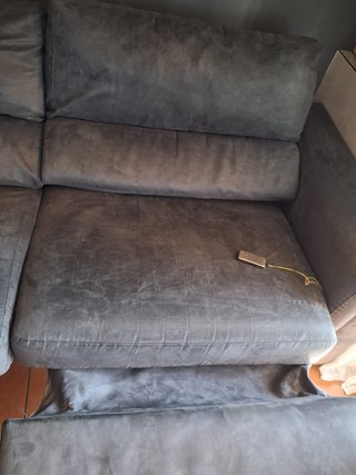 Divano 3 posti grigio tessuto