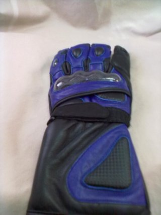 Luvas Motociclo Azuis e Pretas XL