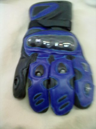 Luvas Motociclo Azuis e Pretas XL