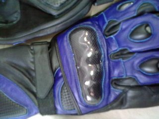 Luvas Motociclo Azuis e Pretas XL