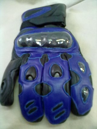 Luvas Motociclo Azuis e Pretas XL