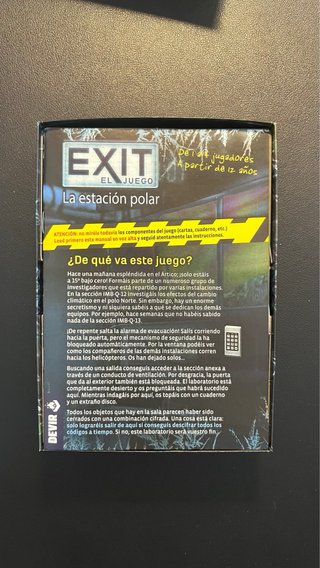 Juego EXIT La Estación Polar