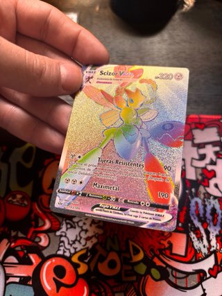 Carta Pokémon Scizor VMAX 193/189 Arcoíris