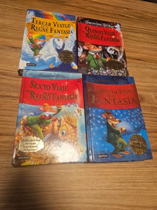 Lote 4 Geronimo Stilton Reino Fantasía