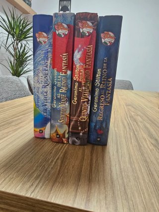 Lote 4 Geronimo Stilton Reino Fantasía