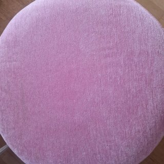Puf terciopelo rosa