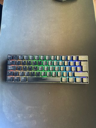 Teclado RK61 RGB Negro inalámbrico
