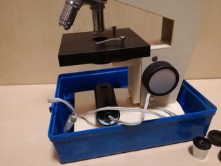 ANTIGUO MICROSCOPIO ENOSA M EC 1983