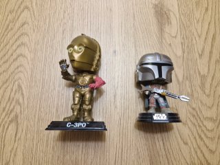 Funko Pop Star Wars C3PO y Mandalorian