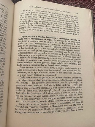 Büchner./ Historia de la literatura latina