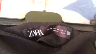 Falda pantalón Zara negra