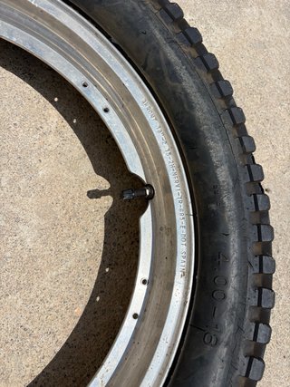Rueda Trasera Merlin Gallach 350 Trial 4.00-18