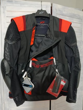 Chaqueta Alpinestars Talla XL Negra/Naranja