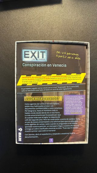 EXIT El Juego: Conspiración en Venecia