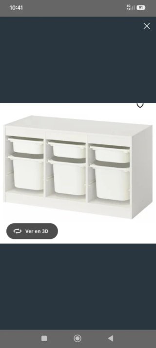 Mueble Trofast Blanco con Cestas