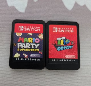 Mario Party Superstars e Mario Odyssey senza scatola