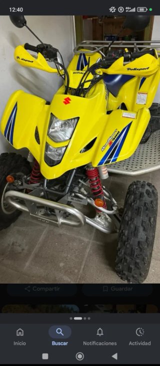 Suzuki LT-Z400 Amarillo Quad