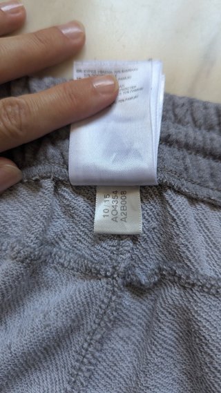 Pantalón Chándal Adidas Gris Talla L