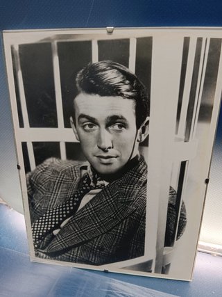 8 vhs, Películas de JAMES STEWART + foto del actor enmarcada