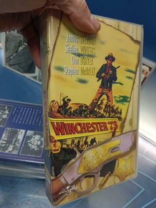 8 vhs, Películas de JAMES STEWART + foto del actor enmarcada