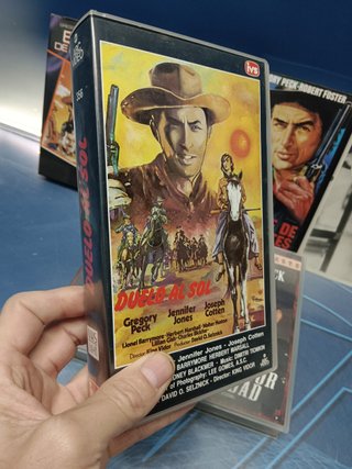 7 vhs, Peliculas de Gregory Peck + foto del actor enmarcada