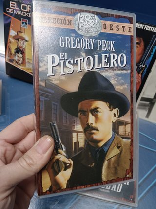 7 vhs, Peliculas de Gregory Peck + foto del actor enmarcada