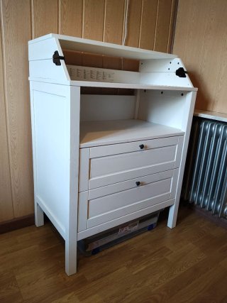 Cómoda cambiador Ikea Sundvik Blanca