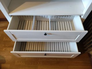 Cómoda cambiador Ikea Sundvik Blanca