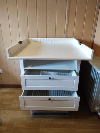 Cómoda cambiador Ikea Sundvik Blanca