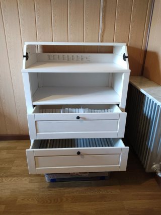 Cómoda cambiador Ikea Sundvik Blanca