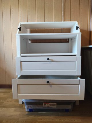 Cómoda cambiador Ikea Sundvik Blanca