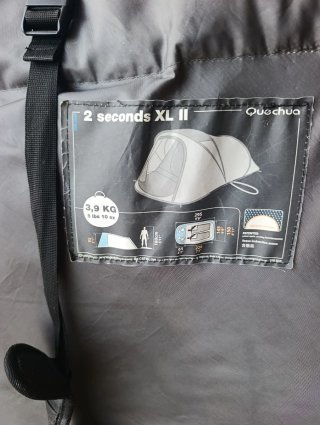 Tienda de campaña Quechua 2 Seconds