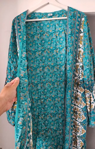 Kimono/Blusa Estampada Talla M