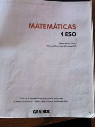 Matemáticas 1 ESO : Geniox