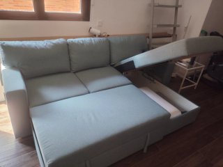 Sofá Cama Ikea Barslov 3 Plazas Chaise Longue