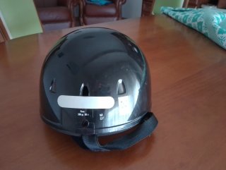 Casco ciclomotor/patinete negro