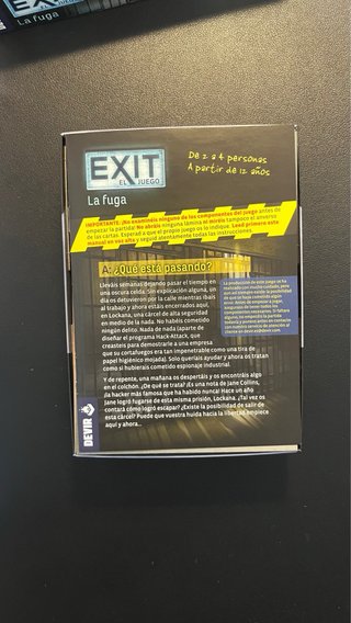 Juego Exit: La Fuga (Nivel Experto)