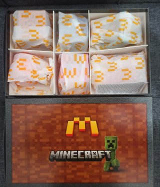 Box Completa Minecraft x McDonald's - Nuova